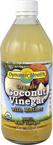Dynamic Health Organic Coconut Vinegar with Mother, 16 fl oz