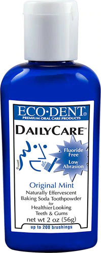 Eco-dent DailyCare Toothpowder Original Mint, 2 oz