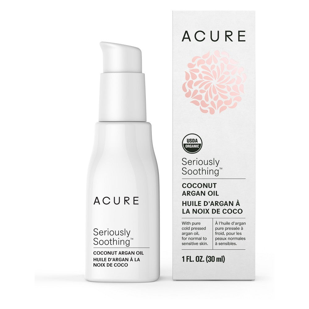 ACURE Seriously Soothing, Coconut Argan Oil, 1 fl oz (30 ml)