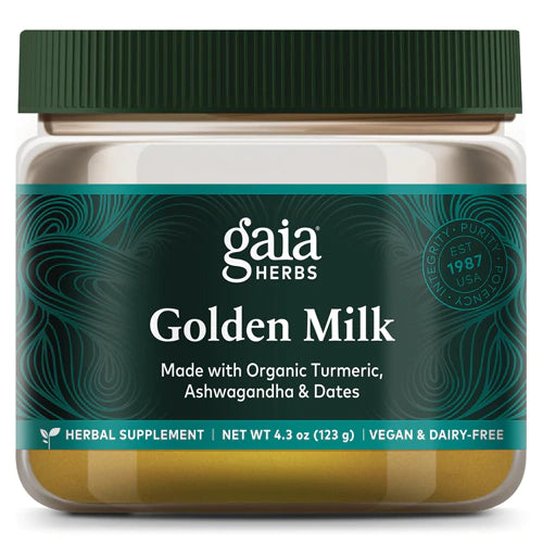 Gaia Herbs Golden Milk Powdered Turmeric Blend, 3.7 oz