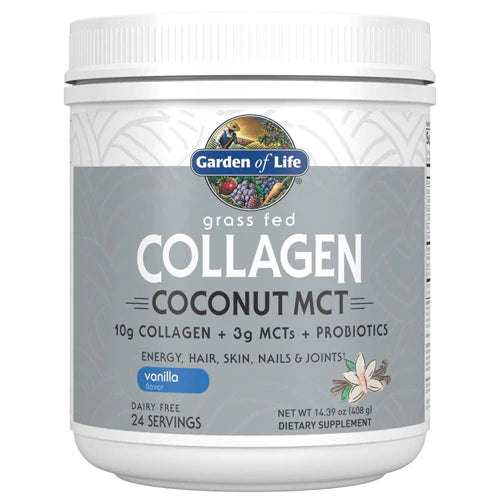 Garden of Life Collagen Coconut MCT Vanilla, 14.39 oz
