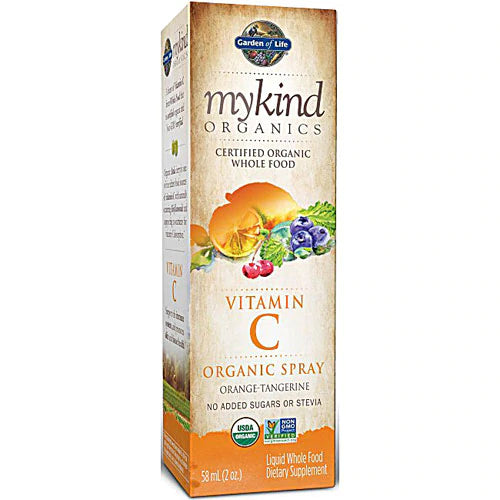 Garden of Life Mykind Organics Vitamin C Organic Spray Orange-Tangerine, 2 oz