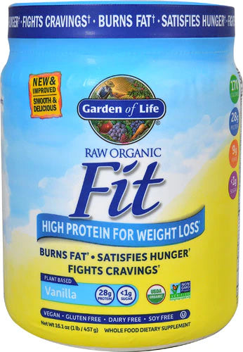 Garden of Life RAW Organic Fit™ High Protein for Weight Loss Vanilla, 16.1 oz
