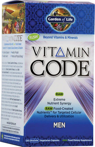 Garden of Life Vitamin Code® Men, 120 Vegetarian Capsules