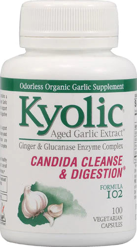 Kyolic Aged Garlic Extract™ Cleanse and Digestion Formula 102, 100 Vegetarian Capsules