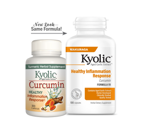Kyolic Aged Garlic Extract Formula 111, Healthy Inflammation Response, 100 Capsules