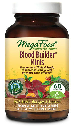 MegaFood Blood Builder® Iron Minis, 60 Tablets