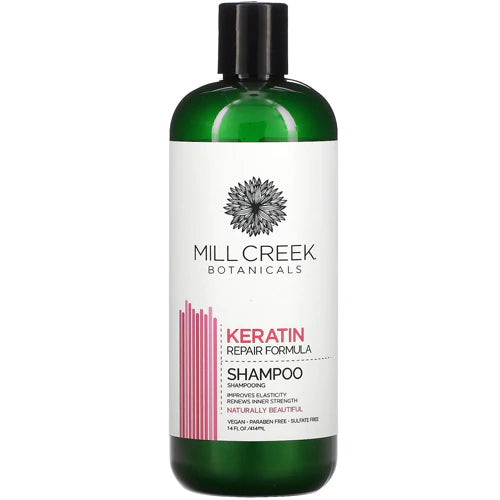 Mill Creek Botanicals Keratin Repair Formula Shampoo, 14 fl oz