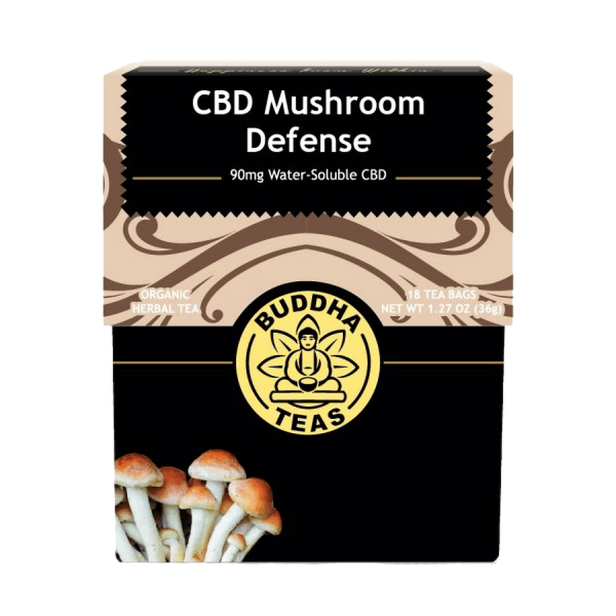 Buddha Teas CBD Mushroon Defense 18 Tea Bags