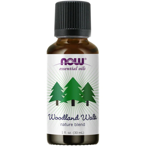 NOW Essential Oils, Woodland Walk Oil Blend, Calming Attributes with a Fresh and Woodsy Scent, Steam Distilled, 1-Ounce