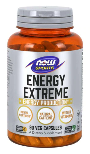 NOW Sports Energy Extreme, 90 Veg Capsules