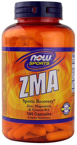NOW Sports ZMA Sports Recovery, 180 Capsules