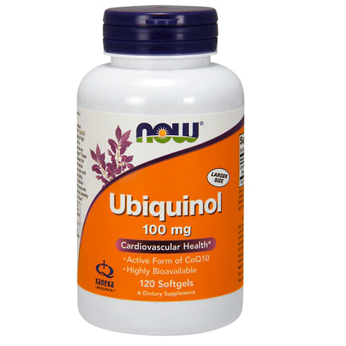 NOW Ubiquinol, 100 mg, 120 Softgels