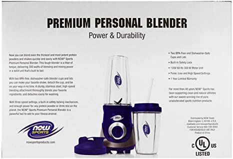 Now Foods Sports Personal Food &amp; Protein Blender