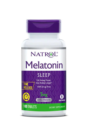 Natrol Melatonin Time Release, 5 mg, 100 Tablets