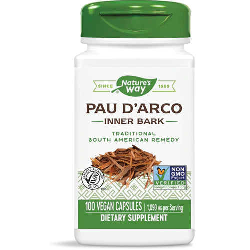 Nature&#39;s Way Pau d&#39;Arco Inner Bark, 100 Capsules