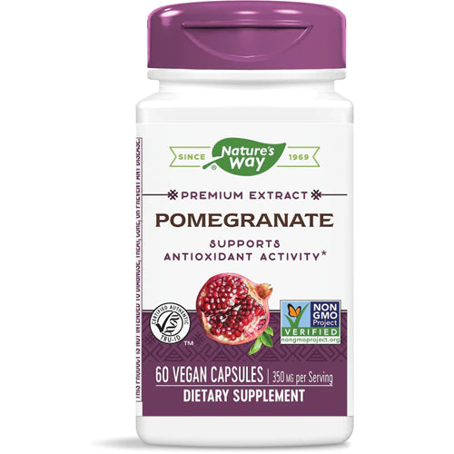 Nature&#39;s Way Pomegranate, 350 mg, 60 Vegan Tablets