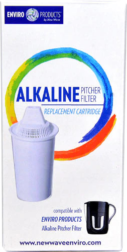 New Wave Enviro Alkaline Pitcher Filter Replacement Cartridge, 1 Cartridge