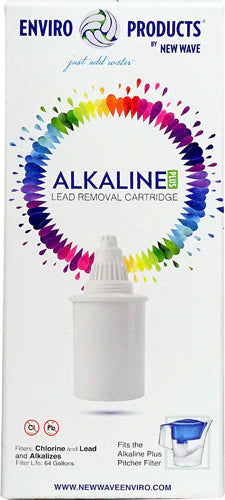 New Wave Enviro Alkaline Plus Pitcher Filter Replacement Cartridge, 1 Cartridge