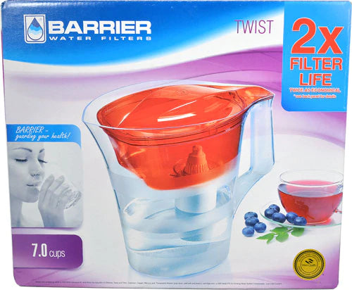 New Wave Enviro Barrier Water Filter Pitcher Grand Blue, 1 Set