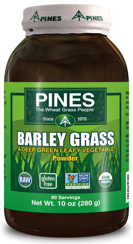 Pines International Organic Barley Grass Powder, 10 oz
