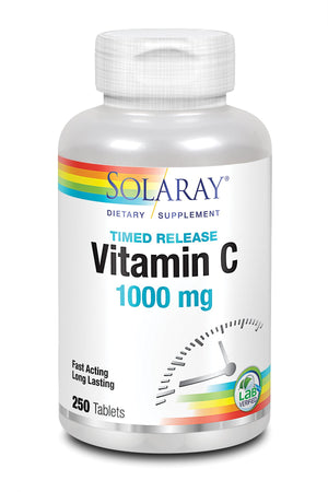 Solaray Vitamin C, 1000 mg, 250 Tablets