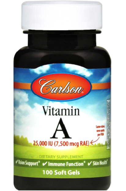 Vitamin A 25,000 IU | 7,500 mcg RAE - Discount Nutrition Store