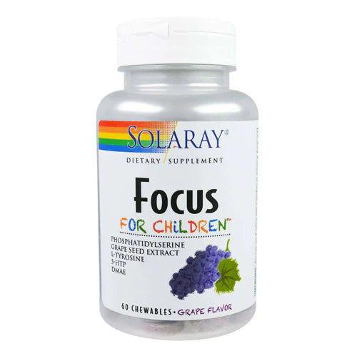 SOLARAY Focus for Children Supplements | 60 Count