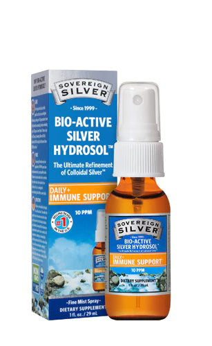 Sovereign Silver Bioactive Silver Hydrosol 10 PPM Fine Mist Spray, 1 Ounce