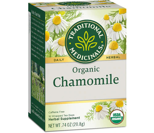 Traditional Medicinals Herbal Tea, Organic Chamomile, 16 Tea Bags