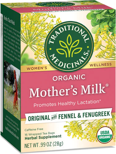 Traditional Medicinals Organic Mother&#39;s Milk® Herbal Tea, 16 Tea Bags
