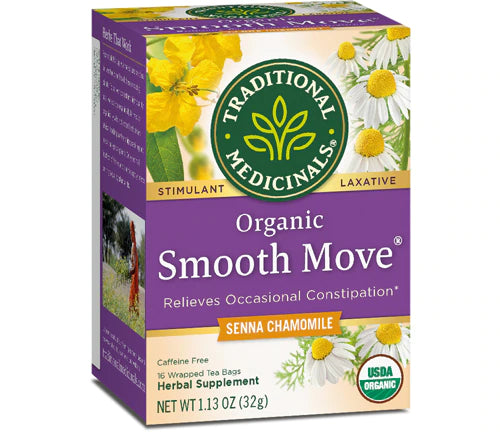 Traditional Medicinals Organic Smooth Move Chamomile Tea, 16 Tea Bags