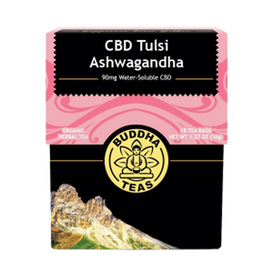 Buddha Teas CBD Tulsi Ashwagandha 18 Tea Bags