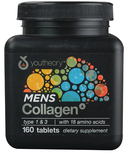 Youtheory Men&#39;s Collagen, 160 Tablets