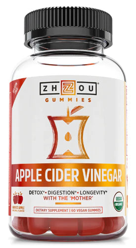 Zhou Apple Cider Vinegar Detox, 60 Vegan Gummies
