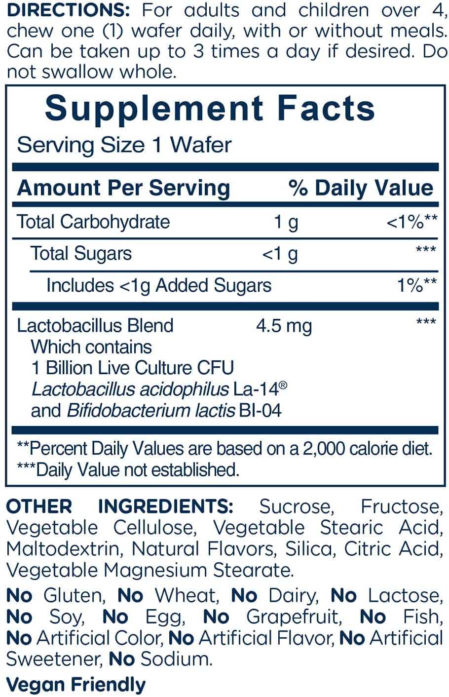 American Health Daily Chewable Tablet Acidophilus, 1 Billion Live Cultures, Beneficial Bacteria for The Digestive & Immune Systems, Strawberry, 60 Count