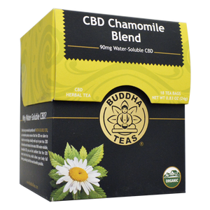 CBD Chamomile Blend 90mg CBD Tea Organic 18 Bags Buddha Teas