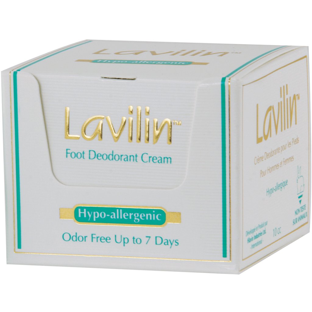 LAVILIN Foot Deodorant Cream - for Women and Men - Up to 7 Days