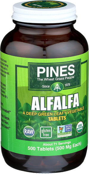 Pines International Alfalfa, 500 mg, 500 Tablets