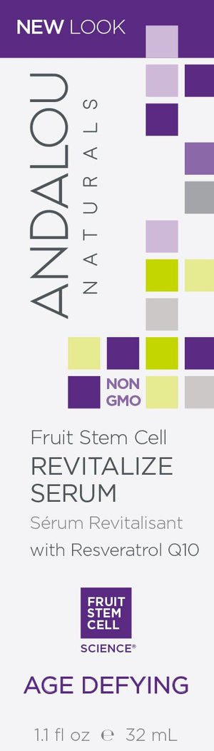 Andalou Naturals Age Defying Fruit Stem Cell Revitalize Serum, 1.1 fl oz