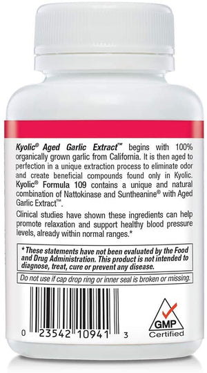 Kyolic Aged Garlic Extract™ Blood Pressure Health Formula 109, 80 Capsules