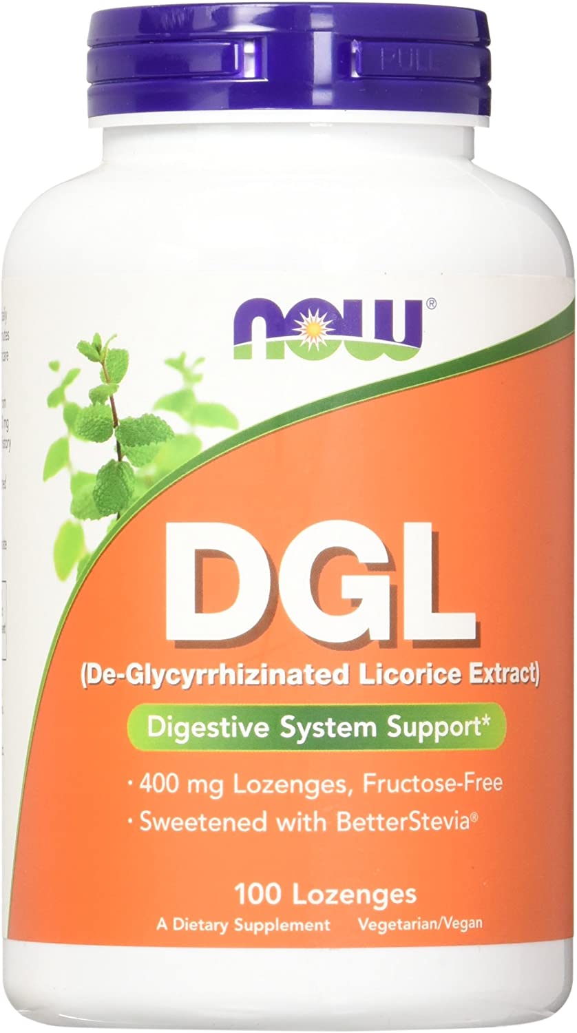 NOW FOODS -DGL 400 mg - 100 Lozenges