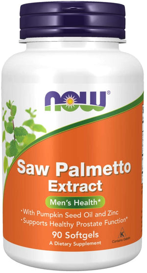 NOW Foods Saw Palmetto Extract, 90 Softgels
