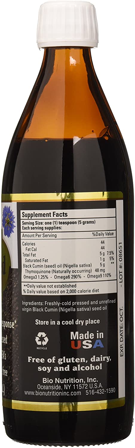 BIONUTRITION Black Seed Oil 16oz