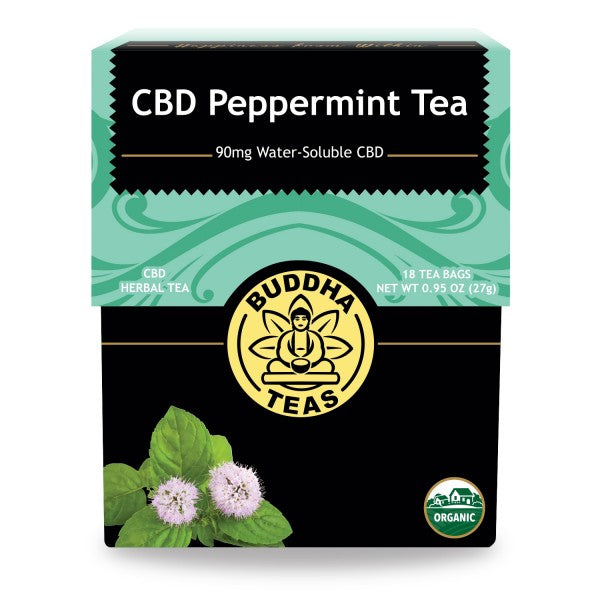 Buddha Teas - CBD Peppermint Tea 18 Tea Bags