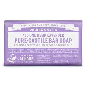 Dr. Bronner's Magic Soaps All-One Hemp Pure-Castile Soap Lavender, 5 oz