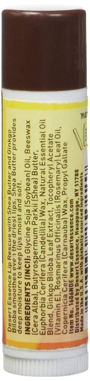 Desert Essence Lip Rescue® Ultra Hydrating with Shea Butter, 0.15 oz