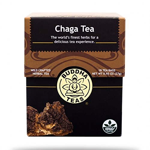 Buddha Teas Chaga Mushroom 18 Tea Bags
