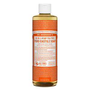 Dr. Bronner's Pure Castile Liquid Soap Hemp Tea Tree, 16 fl oz