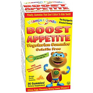 Vitamin Friends Boost Appetite, 60 Vegan Gummies, Orange Flavor